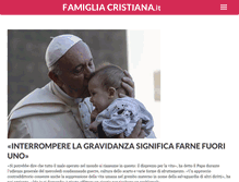 Tablet Screenshot of famigliacristiana.it